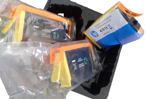 Yellow printer ink - 3,