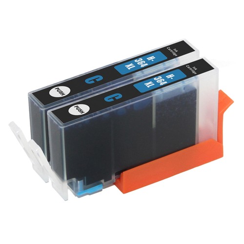 Cyan printer ink cartridges - 2,