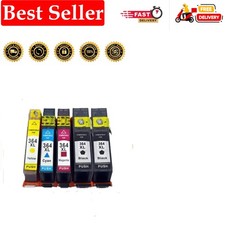 5 Pack High Capacity HP 364XL